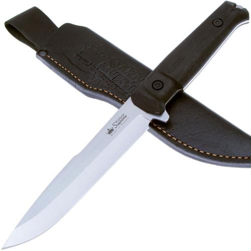Нож DELTA 420HC SW BKH LS (StoneWash, Black Kraton Handle, Leather Sheath) Нож DELTA 420HC SW BKH LS (StoneWash, Black Kraton Handle, Leather Sheath)