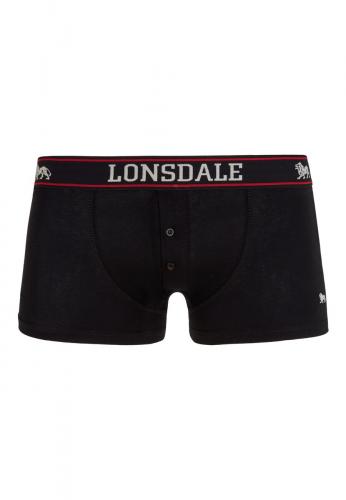 ТРУСЫ ШОРТЫ СПОРТИВНЫЕ МУЖСКИЕ LONSDALE OAKWORTH, ЦВЕТ BLACK,