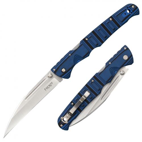 Нож CS_62PV2 Frenzy 2 Blue/Black,складной, сталь CTS XHP, рукоять G10 Нож CS_62PV2 Frenzy 2 Blue/Black,складной, сталь CTS XHP, рукоять G10