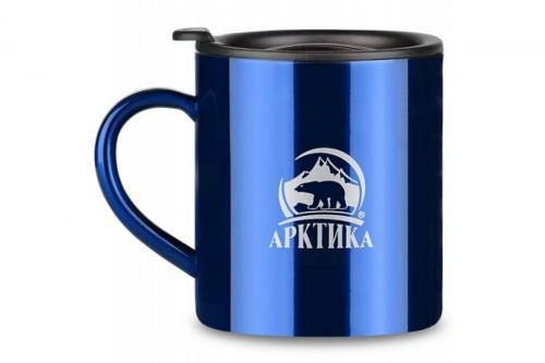 Термокружка невакуумная «Арктика» 802-300 синяя