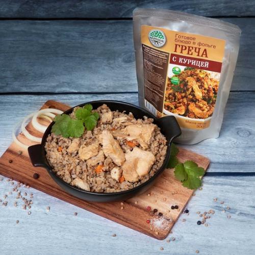 Консервы "Курица с гречей"