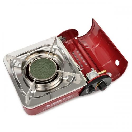 Плита наст. газовая "СЛЕДОПЫТ - UltraEffect", керам. (с переходником)/6/