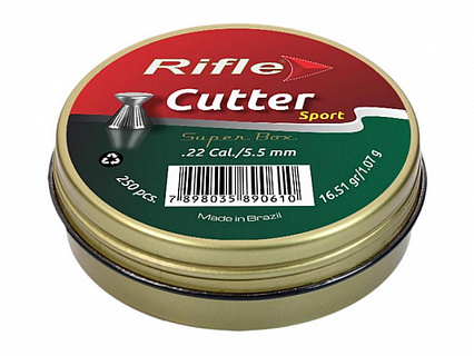 Пуля пневм. RIFLE Field Series Cutter 5,5 мм. 1,07 гр. (250 шт. в банке)