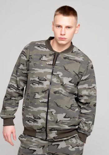 ТОЛСТОВКА МУЖСКАЯ 4045 93% ХЛОПОК 7% ЛАЙКРА МИЛИТАРИ