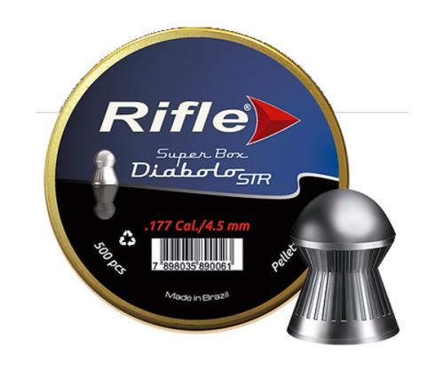 Пуля пневм. RIFLE STR Basic Series Diabolo 4,5 мм. 0,47 гр. (500 шт. в банке)