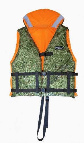 Жилет спасательный Фрегат Лайт до 140 кг (р. 52/60) универсальный двухсторонний