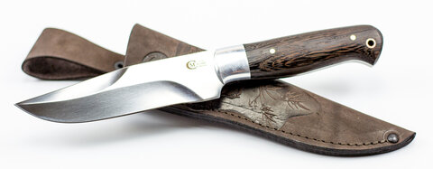 Нож Ягуар, Х12 МФ, кован.,венге,ц.м.