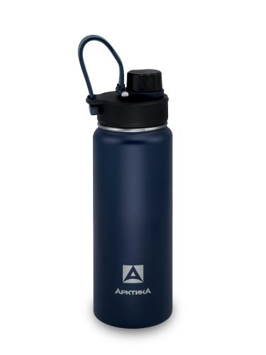 Термос "Арктика" 708-530S синий ( с доп пробкой  с питьевой системой)