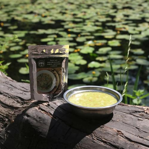 Крем-суп картофельный с сыром и гренками, 60г ФОЛЬГА