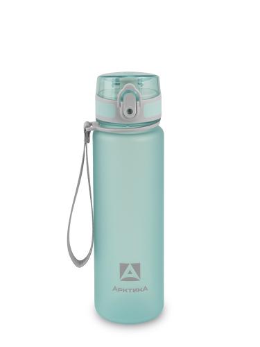 Бутылка тритановая 720-500 голубая матовая, с ситечком