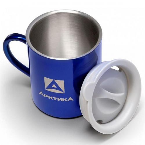 Термокружка невакуумная «Арктика» 802-200 синяя