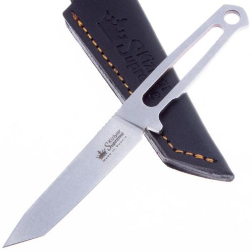 Нож AGGRESSOR mini N690 SW LS (StoneWash, Leather Sheath) Нож AGGRESSOR mini N690 SW LS (StoneWash, Leather Sheath)