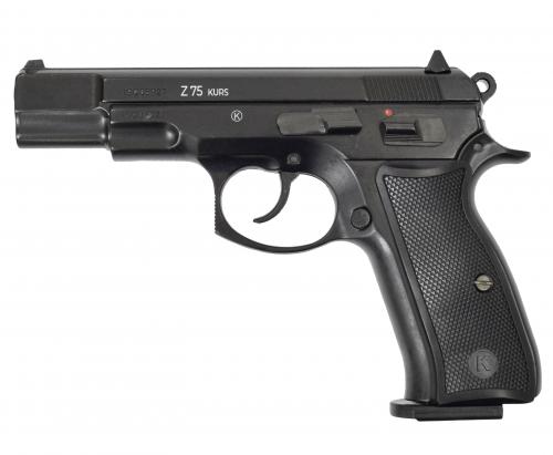 Оружие спис.охолощ. пистолет мод. "Z75 Kurs (CZ75)" черный кал.10*ТК
