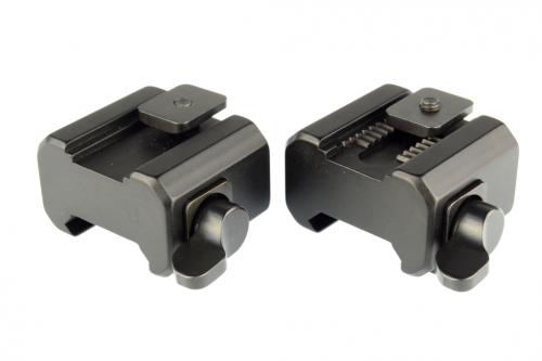 Переходник быстросъемный на раздельных основаниях Weaver-шина Swarovski