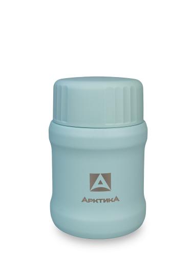 Термос для еды вакуумный  «Арктика» 311-500 (голубой)