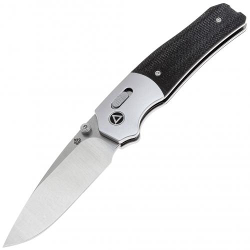 Нож QS157-A1 Vault -складной, рук-ть алюм./черн. микарта, клинок 14C28N