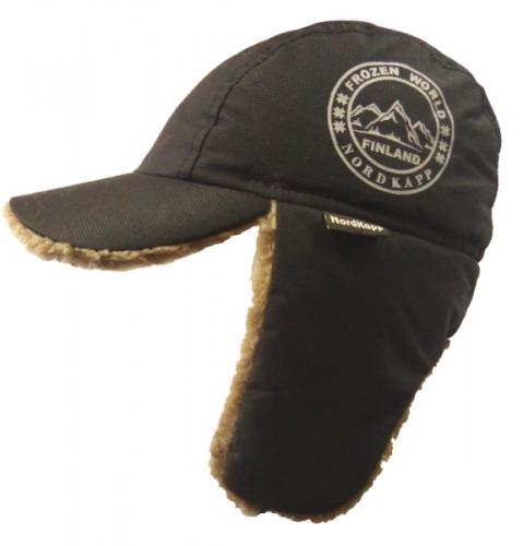 Кепка-ушанка NordKapp Frozen World black 560