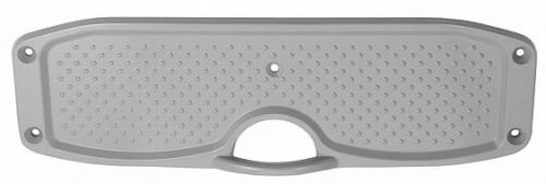 Накладка на транец передняя металлическая серая (гладиатор)