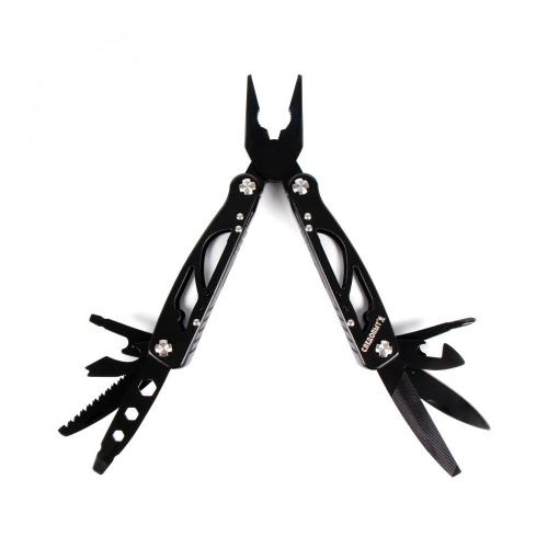 Мультитул (плоскогубцы) "СЛЕДОПЫТ-HEADWAY", 105х45х16 мм, 11 предметов, в чехле,
