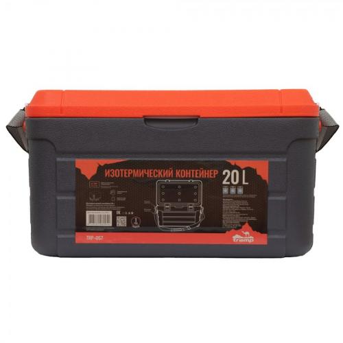 Контейнер изотермический 20л. Tramp (серый/оранжевый)