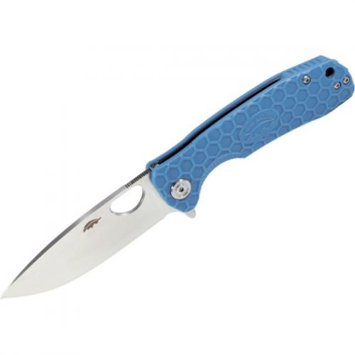 Нож Honey Badger Flipper S (HB1024) с голубой рукоятью