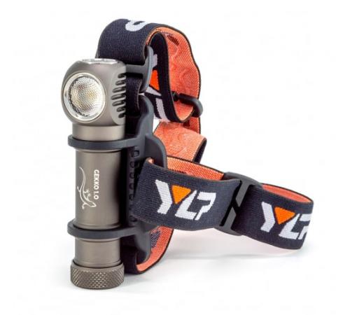 Фонарь ЯРКИЙ ЛУЧ YLP "GEKKO 1.0" налобный Samsung LH351D HI-CRI max900лм, 5 реж,