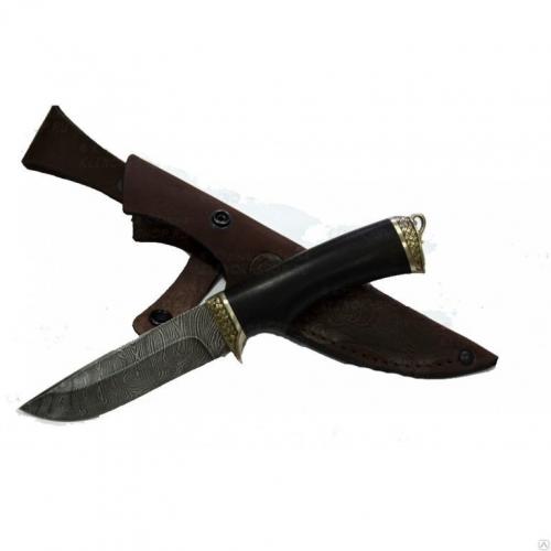 Нож Егерь, дам.ст.литье, черное дерево