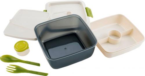 Ланчбокс "Арктика" 030-1600, серый/зелёный