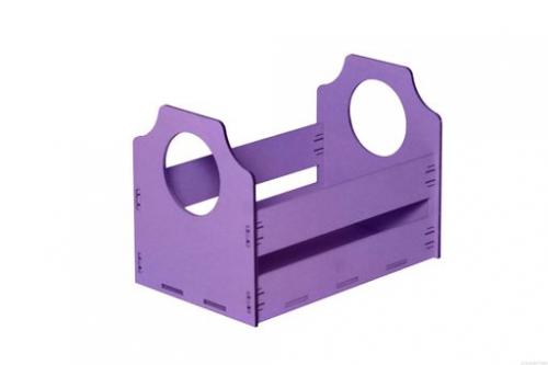 Ящик модерн 258х170х190 мм, цв.сиреневый