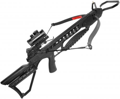 Арбалет рекурсивный Man Kung  XB2, black, 4 стрелы, натяж, прицел,, ремень, киве