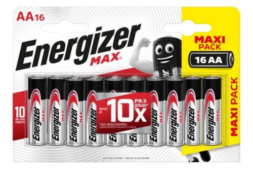 Батарейка Energizer Max LR 6 16xBL (E91)