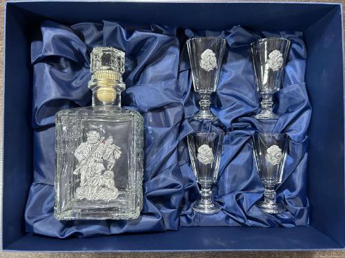 Нобор с лафитником  114 "Удачная охота" (1+4) Ншт114Уох-44