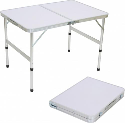 Стол складной TD-02  (90*60*60 cм) алюминий + мдф