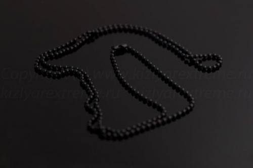 Цепочка черная (металлическая)