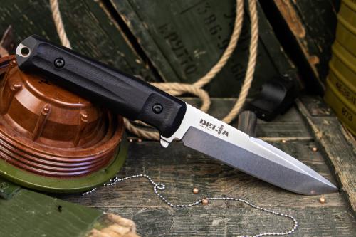 Нож DELTA N690 SW G10-BH ACU (StoneWash, G10 Black Handle, ACU MOLLE Sheath) Нож DELTA N690 SW G10-BH ACU (StoneWash, G10 Black Handle, ACU MOLLE Sheath)