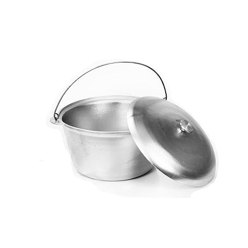 Котел литой алюм с крышкой 10,0 л