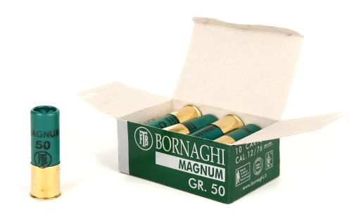 Патрон к.12х76 №1 Msgnum 50гр Bornaghi 1уп/10шт