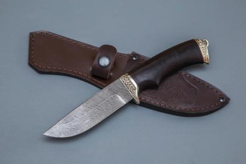 Нож Егерь, ст. D2, литье,орех(кап)