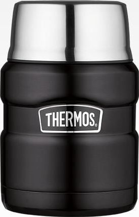 Термос Thermos SK 3000 BK Matt Black, 0.47 л  для еды с ложкой