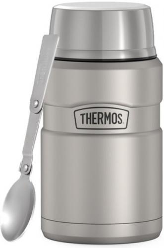 Термос из нерж. стали с ложкой тм THERMOS SK3021 MMS 0,71L