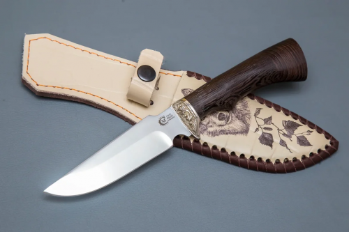 Нож Следопыт кован ст 95х18, венги,литье