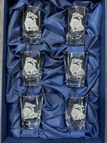 Набор стопок 41270 "За глухарём"  60мл. 6шт. Нс41270Гл