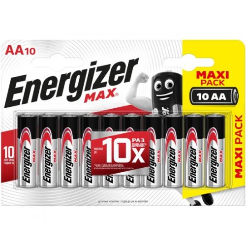Батарейка LR 6 Energizer Max 10шт/блистер