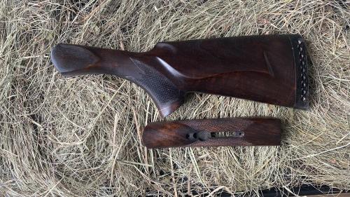 Приклад и цевье ИЖ-58 орех, со щекой Монте-Карло исп.№1