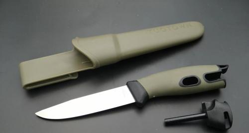 Нож TuoTown Jungler 1,клинок AUS8, рукоять Эластрон