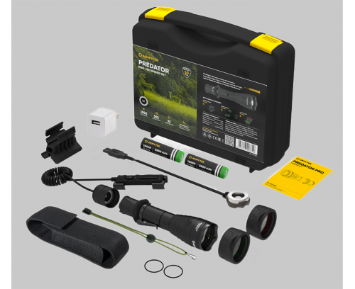 Фонарь Armytek Predator Pro Magnet USB Extended Set Теплый