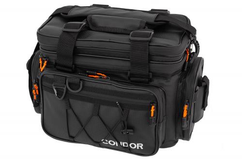 Сумка рыбака "Condor", ПВХ, цвет чёрный, размер 32*20*25 см