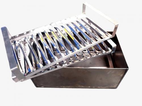 Коптильня горячего копчения "Чудо" КНГ-1 прямоугольная, двухярусная