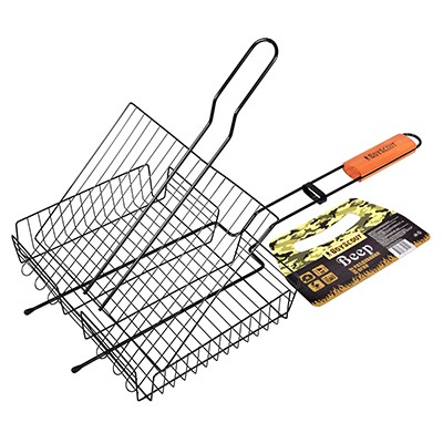 Решетка-гриль для овощей с АНТИПРИГАРНЫМ покрытием, веер в ПОДАРОК, 5