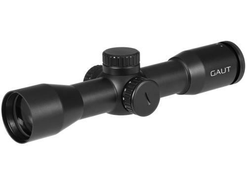 Прицел Gaut Amber 4х36, сетка 27, подстветка красная, 30мм, 1/2 МОА